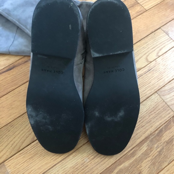 Cole Haan Valentina Grey Over the Knee Boots - Picture 6 of 6